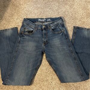 Wrangler Blue Slim Fit Denim Jeans